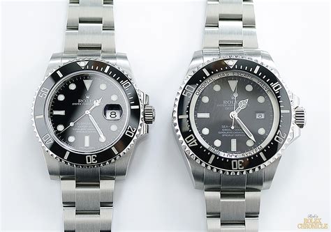 rolex sea dweller vs submariner.